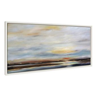 Sylvie Carolina Sunset Framed Canvas by Mary Sparrow
