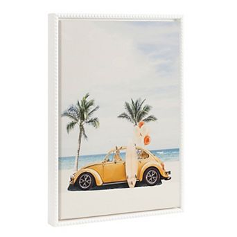 Sylvie Kangaroo Summer Adventures Framed Canvas by July Art Prints