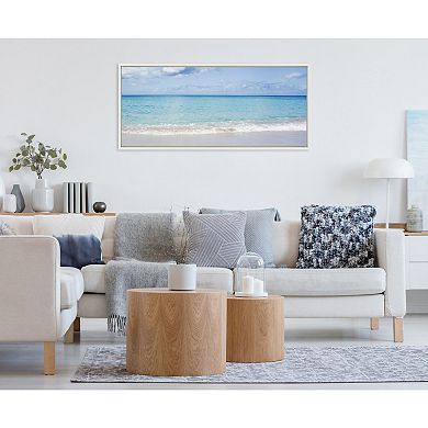 Sylvie I Want to go Back Framed Canvas by Vidal Hernandez