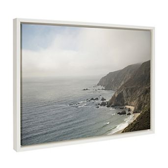 Sylvie Wild Coast No 2 Framed Canvas by Crystal Lynn Collins