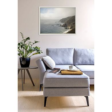 Sylvie Wild Coast No 2 Framed Canvas by Crystal Lynn Collins