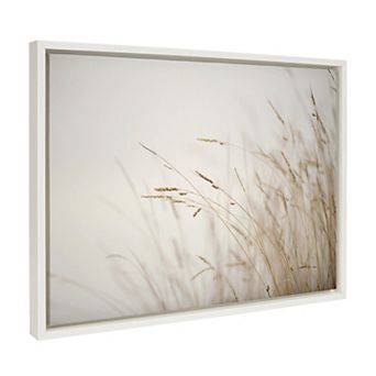 Sylvie Marsh Grass No 1 Framed Canvas by Crystal Lynn Collins