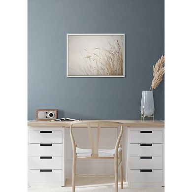 Sylvie Marsh Grass No 1 Framed Canvas by Crystal Lynn Collins