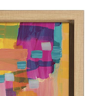 Sylvie I Feel Pretty Framed Canvas by Leah Nadeau