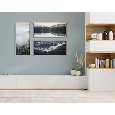 Sylvie Still Reflection Framed Canvas by Emiko and Mark Franzen of F2Images