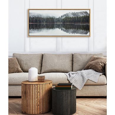 Sylvie Still Reflection Framed Canvas by Emiko and Mark Franzen of F2Images
