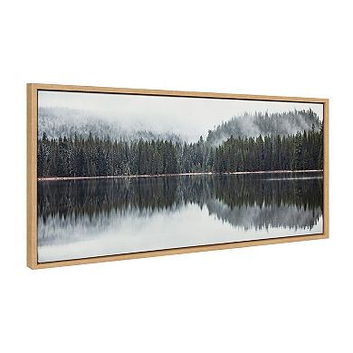 Sylvie Still Reflection Framed Canvas by Emiko and Mark Franzen of F2Images