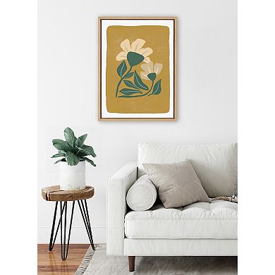 Sylvie Happy Flowers Framed Canvas by Oris Eddu