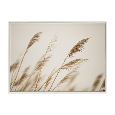 Sylvie Marsh Grass No 8 Framed Canvas by Crystal Lynn Collins