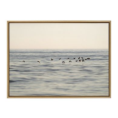 Sylvie Birds of a Feather Framed Canvas by Crystal Lynn Collins