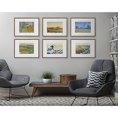 Sylvie Katsushika Hokusai Under the Wave off Kanagawa Framed Canvas by The Art Institute of Chicago