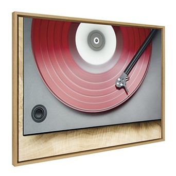 Sylvie Red Vinyl Framed Canvas by Emiko and Mark Franzen of F2Images