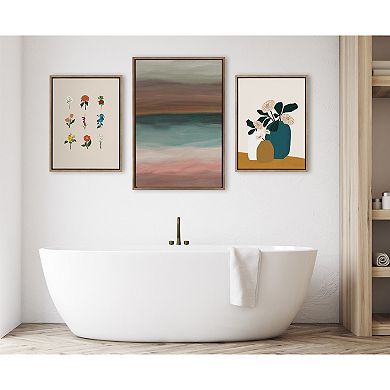 Sylvie Stillness Framed Canvas by Oris Eddu