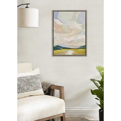 Sylvie Autumn Sky Framed Canvas by Nikita Jariwala