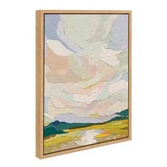 Sylvie Autumn Sky Framed Canvas by Nikita Jariwala