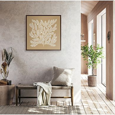 Sylvie Tan White Tree of Life Framed Canvas by Cat Coquillette