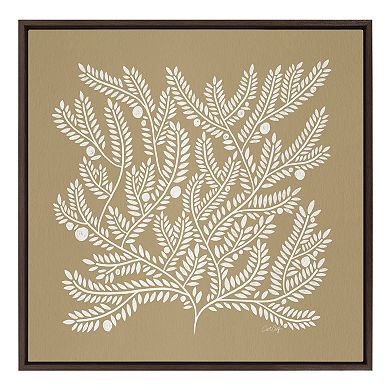Sylvie Tan White Tree of Life Framed Canvas by Cat Coquillette