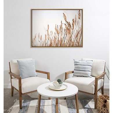 Sylvie Marsh Grass No 4 Framed Canvas by Crystal Lynn Collins