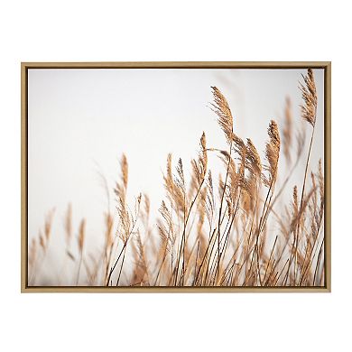 Sylvie Marsh Grass No 4 Framed Canvas by Crystal Lynn Collins