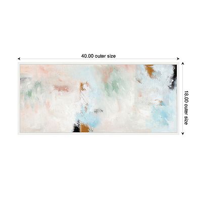 Sylvie Foggy Ice Forest Framed Canvas by Nikita Jariwala