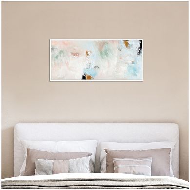 Sylvie Foggy Ice Forest Framed Canvas by Nikita Jariwala