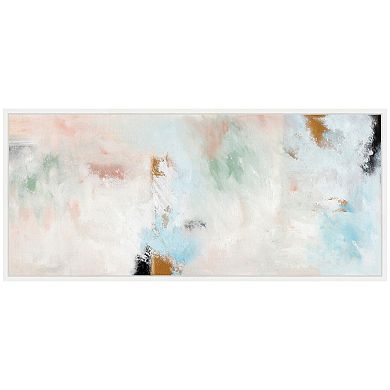 Sylvie Foggy Ice Forest Framed Canvas by Nikita Jariwala