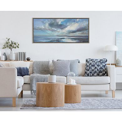 Sylvie The Tide Waits for No Man Framed Canvas by Nel Whatmore