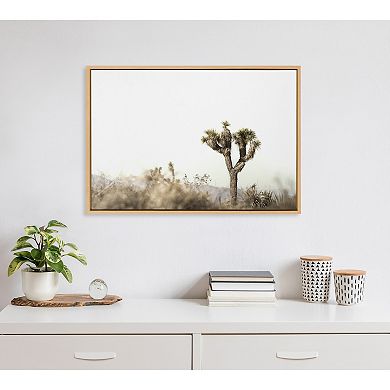 Sylvie Joshua Tree Landscape Framed Canvas by Saint and Sailor Studios