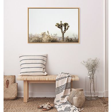 Sylvie Joshua Tree Landscape Framed Canvas by Saint and Sailor Studios