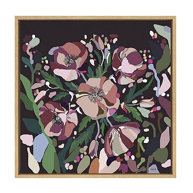 Sylvie Flowers Framed Canvas by Inkheart Designs