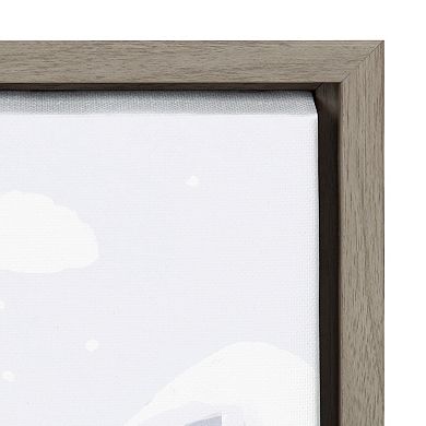 Sylvie Winter Wonderland Framed Canvas by Maja Tomljanovic