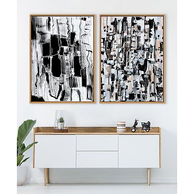 Sylvie Be Bold Framed Canvas by Leah Nadeau