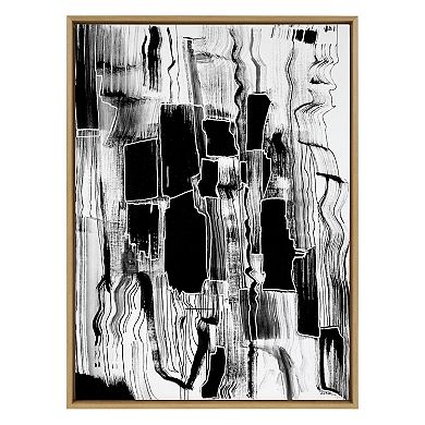 Sylvie Be Bold Framed Canvas by Leah Nadeau