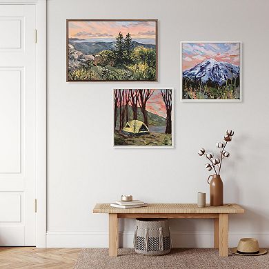 Sylvie Maine Sunrise Framed Canvas by Emily Kenney