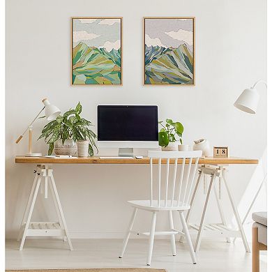 Sylvie Matterhorn Framed Canvas by Nikita Jariwala