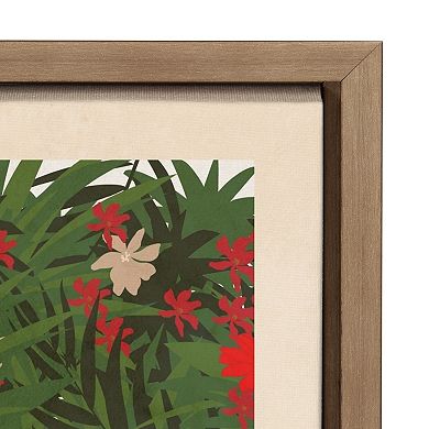 Sylvie Travel Poster Dominican Republic Framed Canvas by Chay O.