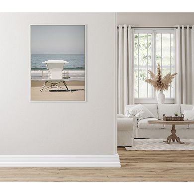 Sylvie Surf Shack Framed Canvas by Crystal Lynn Collins