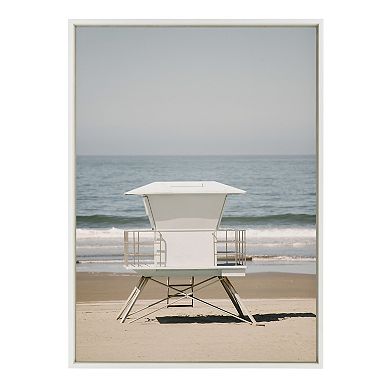 Sylvie Surf Shack Framed Canvas by Crystal Lynn Collins