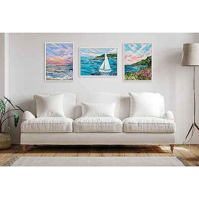 Sylvie Marthas Vineyard Framed Canvas by Emily Kenney