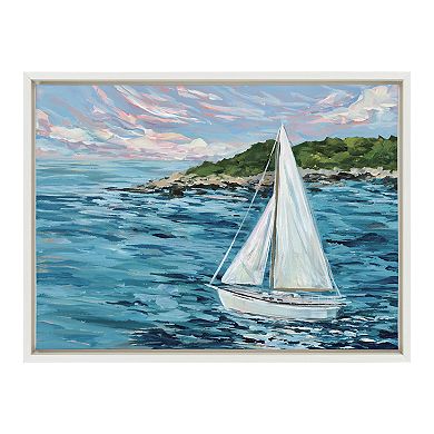Sylvie Marthas Vineyard Framed Canvas by Emily Kenney