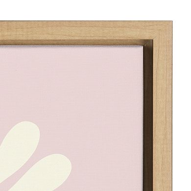 Sylvie Groovy Daisy Framed Canvas by Elizabeth Olwen
