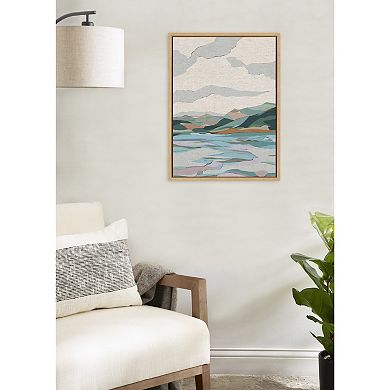 Sylvie Dal Lake Framed Canvas by Nikita Jariwala