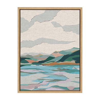 Sylvie Dal Lake Framed Canvas by Nikita Jariwala