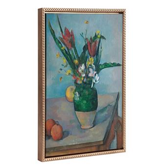 Sylvie Beaded The Vase of Tulips 1890 Framed Canvas by The Art Institute of Chicago