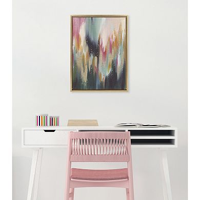 Sylvie Brushstroke 135 Framed Canvas by Jessi Raulet of Ettavee