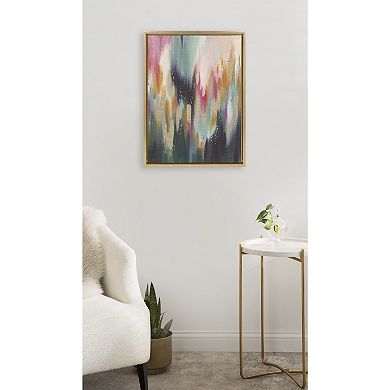 Sylvie Brushstroke 135 Framed Canvas by Jessi Raulet of Ettavee