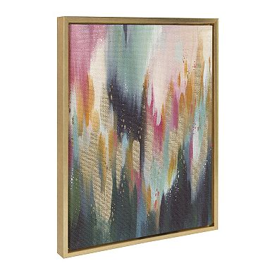 Sylvie Brushstroke 135 Framed Canvas by Jessi Raulet of Ettavee