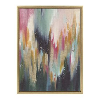 Sylvie Brushstroke 135 Framed Canvas by Jessi Raulet of Ettavee