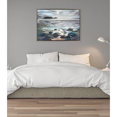 Sylvie Moonlight Becomes You Framed Canvas by Nel Whatmore