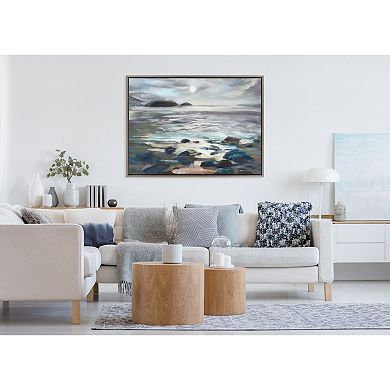 Sylvie Moonlight Becomes You Framed Canvas by Nel Whatmore